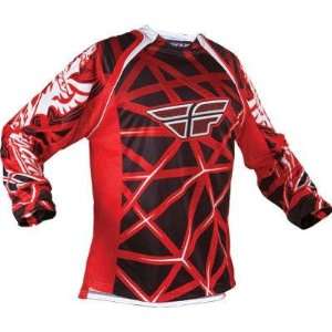  Fly Racing Evolution Jersey   2011   Small/Red/Black 