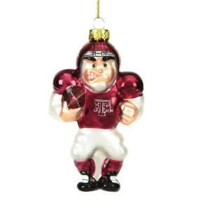  Pack of 3 NCAA Texas A&M Aggies Caucasian Player Christmas 