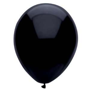 Pitch Black 16 Inch Party Balloons (12 Count)