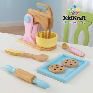 KidKraft Pastel Baking Wood Kids Pretend Play Set 706943631607  