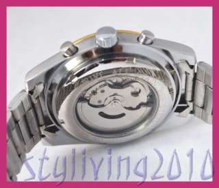 Black Dial Stainless Water Proof Day Date Men Lady Self Winding 