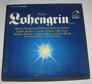 WAGNER LOHENGRIN Leinsdorf 5 LP BOX SET RCA LSC 6710  