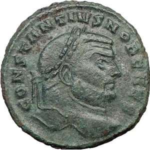  Constantius I Chlorus 305AD Authentic Ancient Roman Coin 