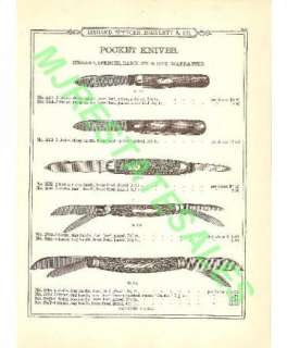 1899 Pocket Knife Catalog CD Hammer,Russell,Barlow 115p  