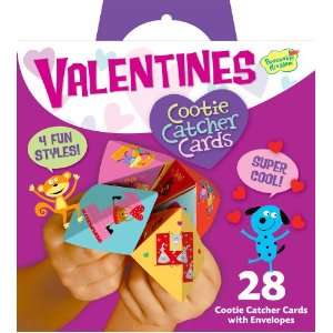  Peaceable Kingdom / Valentine Cootie Catcher Cards Toys & Games
