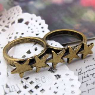 five pointed star double refers to the ring size 6 7  