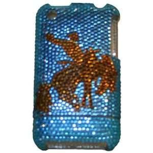  iPhone 3G/3GS Turquoise Bucking Horse Cell Phone Cover 