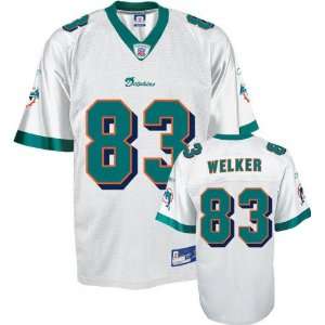  Wes Welker Youth Jersey: Reebok White Replica #83 Miami 