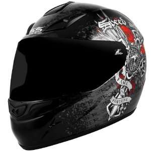   SS1000 Fame & Fortune Black Helmet   Size : Extra Small: Automotive