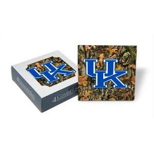 Kentucky Wildcats Set of 4 Camouflage Coasters:  Sports 
