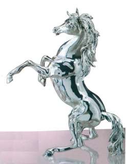 Sculpture Statue Horse Silver 925 Made in Italy 45 cm!  