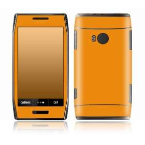 Nokia X7 Decal Skin Sticker   Simply Orange
