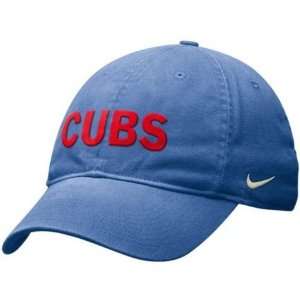 Mens Chicago Cubs Blue Getaway Day Relaxed Swoosh Flex Cap:  