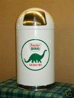   DINO NEW GARBAGE TRASH CAN RECEPTACLE   WHITE     