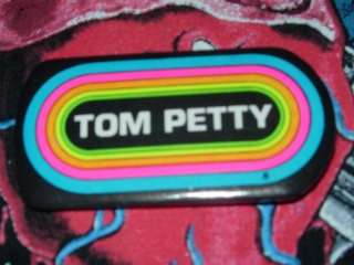 Tom Petty TP Concert Tour KLOS 95.5 Radio Station Vtg Pin PinBack 