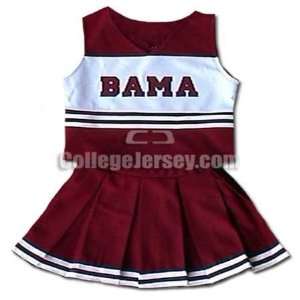  Alabama Crimson Tide Cheerleader Outfit Memorabilia 