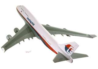 Boeing 747   400 Malaysian Airlines Wood Airplane Model  