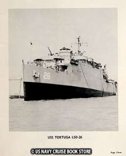 USS TORTUGA LSD 26 KOREAN WAR CRUISE BOOK 1950 1951  
