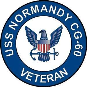  US Navy USS Normandy CG 60 Ship Veteran Decal Sticker 5.5 