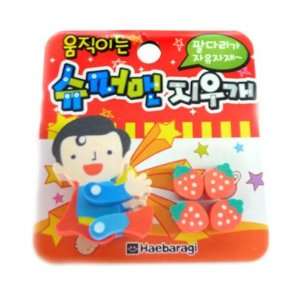    Japanese Fun Eraser Set   Hero and Strawberry Toys & Games