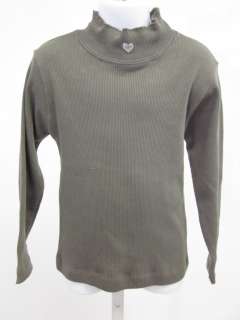 LILI GAUFRETTE Taupe Turtle Neck Sweater Top Sz 8yrs  