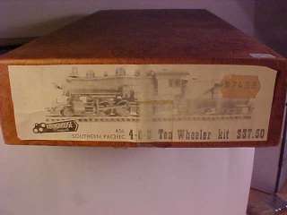 complete mint kit of a Southern Pacific ten wheeler steam engine 