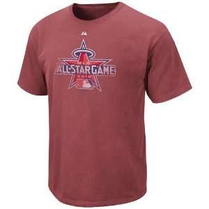   2010 MLB All Star Game Red Big Time Play T shirt (Small): Sports