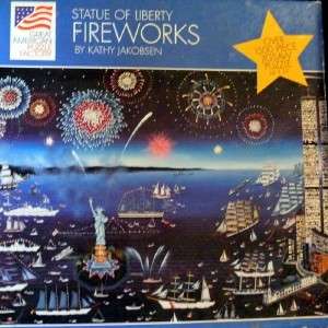 1500+ Piece Jigsaw titled Statue of Liberty Fireworks  
