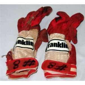  Jack Daugherty Game Used Gu Franklin Batting Gloves 