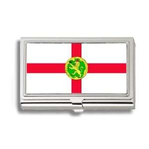  Alderney Guernsey Flag Business Card Holder Metal Case 