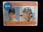 Twins 1969 Rookie Stars Crider Mitterwald Topps 491 baseball  