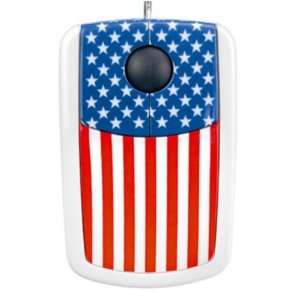  Pat Says Now USA Stars and Stripes USB Optical Mouse 
