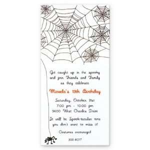  Spider Web Birthday Invitation: Everything Else