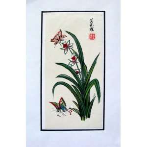   Chinese Art Watercolor Painting Flower Orchid: Everything Else