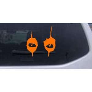 Orange 10in X 9.4in    Alice Cooper Eyes Car Window Wall Laptop Decal 