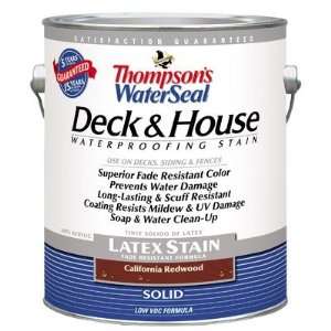   California Redwood Thompsons WaterSeal Deck & House Solid [Set of 4