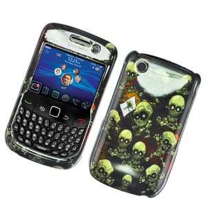  Black with Green Alien Skelenton Invaders Blackberry 8520 