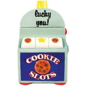 Westland Giftware Lucky Slot Machine Ceramic Cookie Jar 11185  