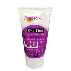   SPF 40 Sport Sunscreen Dry Zinc Certified Water Proof 4 oz Beauty
