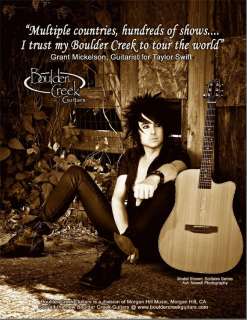 Boulder Creek Left Hand Acoustic/Electric Cutaway Guitar   ECR4 NS L
