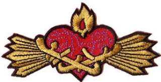    ChuckWagon Artist Patch   Sacred Wings Barb Wire Heart: Clothing