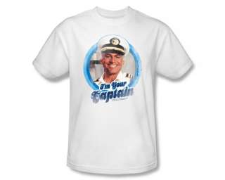   Boat Im Your Captain Vintage Style ABC 80s TV Show T Shirt Tee  