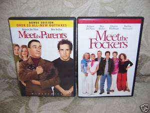 MEET THE PARENTS / MEET THE FOCKERS 2 Movie DVD Set Lot  