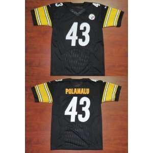   2012 Pittsburgh Steelers #43 Black Jersey Size XXL: Sports & Outdoors