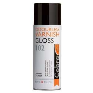  Cobra Water Mixable Oil Paint Spray Varnish   Gloss 400 ml 