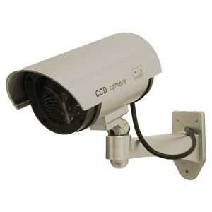    Dummy Bullet Camera with Blinking Red LED (silver)