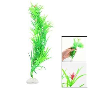   Aquascaping Plastic Grass Red Flower Green Plants: Kitchen & Dining