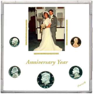 Capital Plastic our Wedding Year Coin Holder
