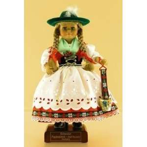 Bavarian Girl German Porcelain Doll 
