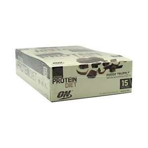  Optimum Nutrition/Protein Diet Bar/Fudge Truffle/15 Bars 